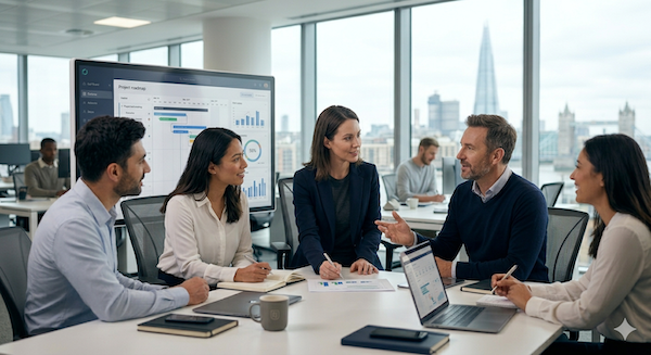 A consultant working alongside a client's team during a long-term engagement.